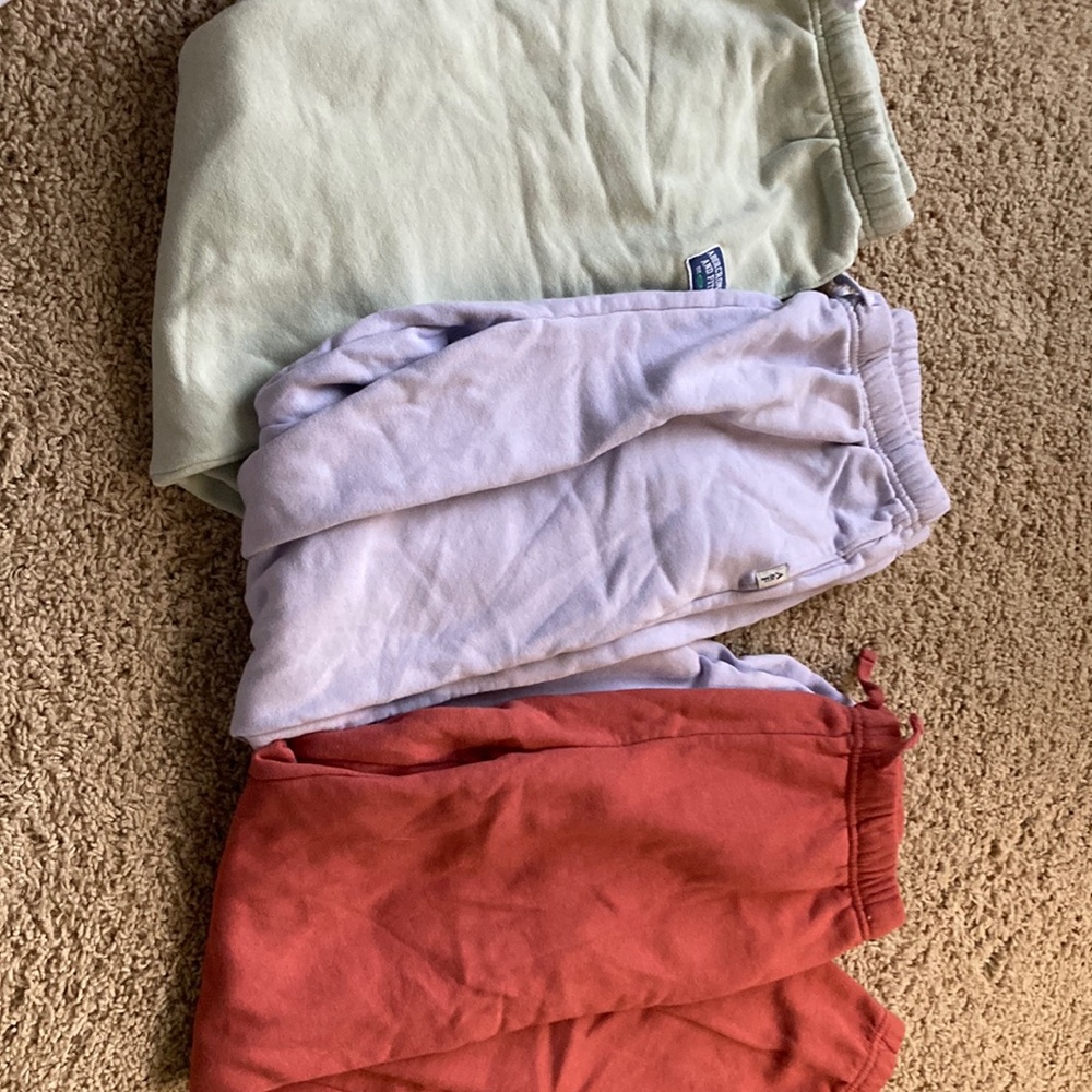 3 pairs of Abercrombie kids sweatpants